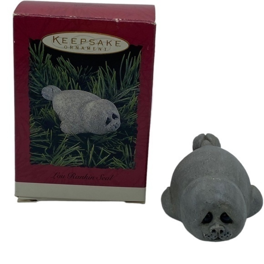Hallmark Keepsake Vintage Lous Rankin Seal Christmas Ornament 1992 in Box